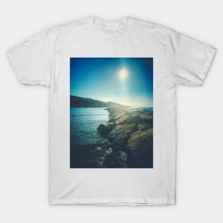 Sunny Day Seaside Coast Rocks T-Shirt